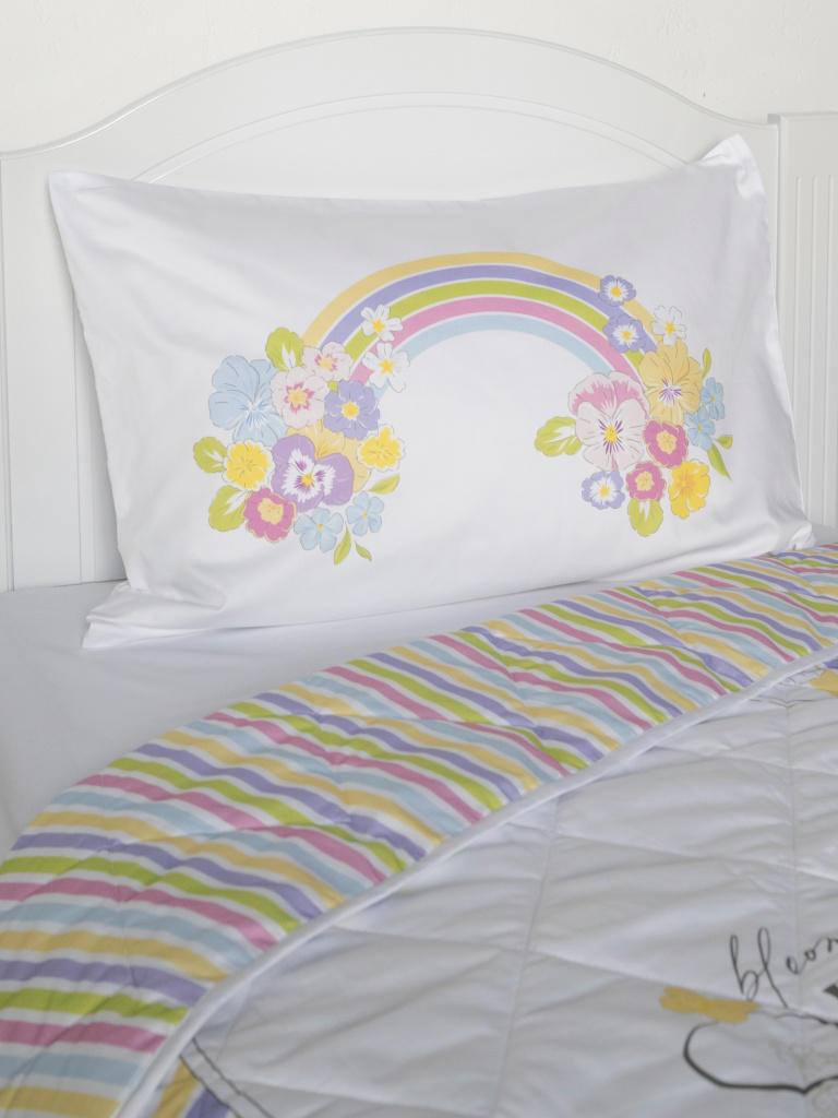 Покрывало детское Радужная зайка