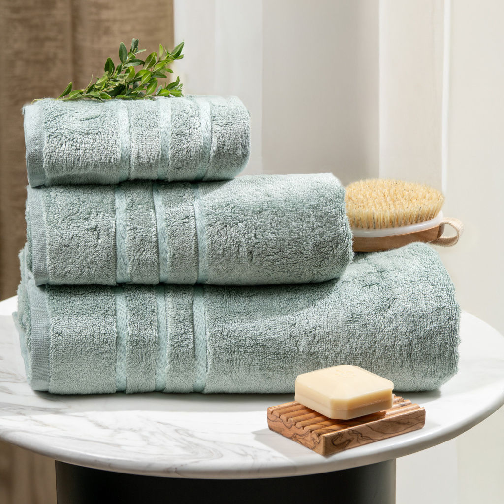 Полотенце махровое Акито Малахит