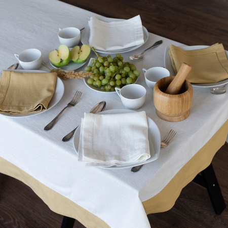 Комплект салфеток столовых  Ice cream/Sienna