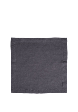 Комплект салфеток столовых lin/cotton Dark Grey