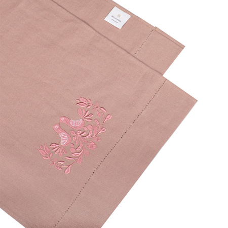 Дорожка столовая с вышивкой Scandi birds