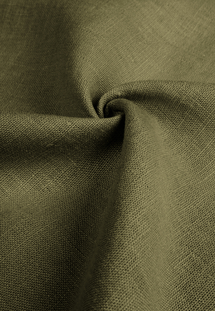 Скатерть столовая lin/cotton Olive Green