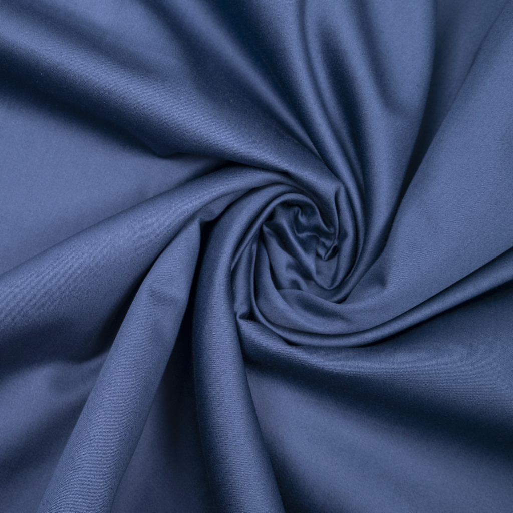 Комплект постельного белья Винсент Navy страйп-сатин 400 TC