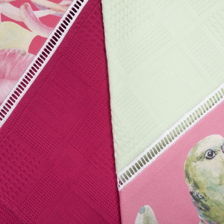 Набор полотенец вафельных Фауна