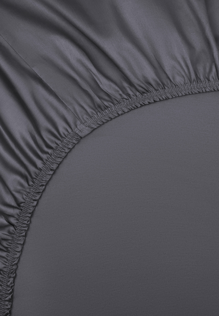 Простыня Стефания Graphite 300 ТС на резинке