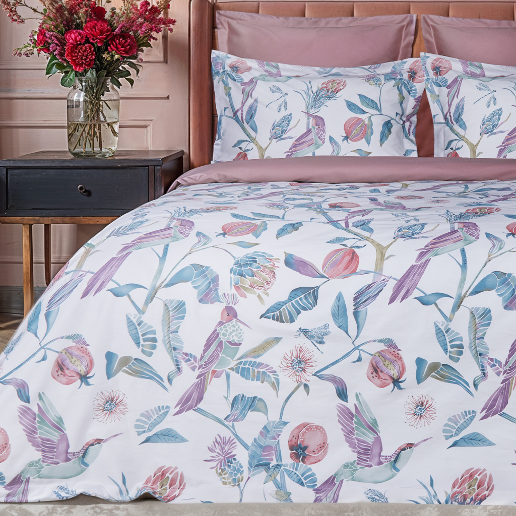 Комплект постельного белья Гранатовый Сад 300 TC