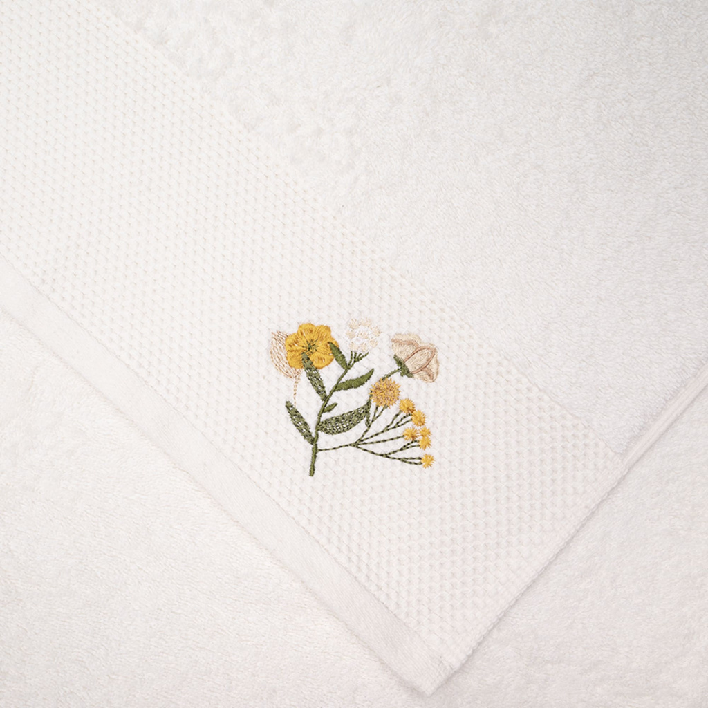 Набор махровых полотенец Айвори с вышивкой Зайки Дюрер